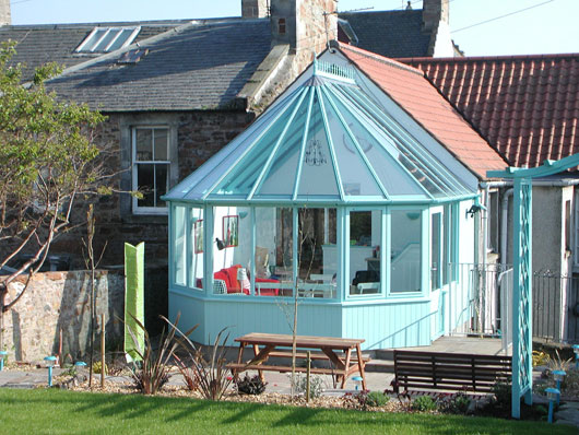 Wooden Conservatory in Elie, Fife